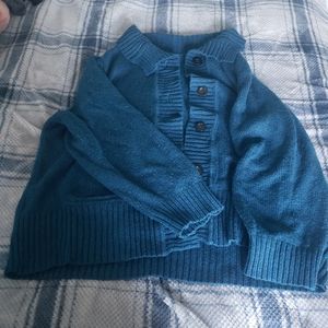 Oversized collared sweater